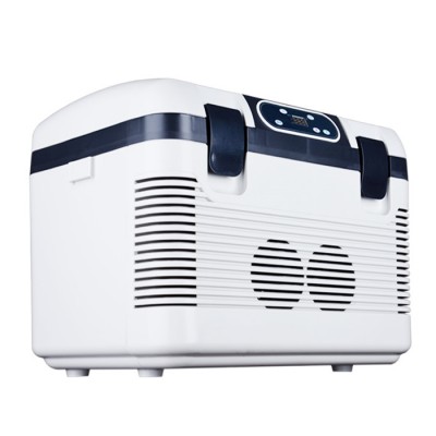 Mini Fridge 19 Liter Portable AC/DC Powered Thermoelectric System Cooler and Warmer for Cars, Homes, Offices, and Dorms