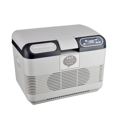 Mini Fridge 15 Liter Portable AC/DC Powered Thermoelectric System Cooler and Warmer for Cars, Homes, Offices, and Dorms