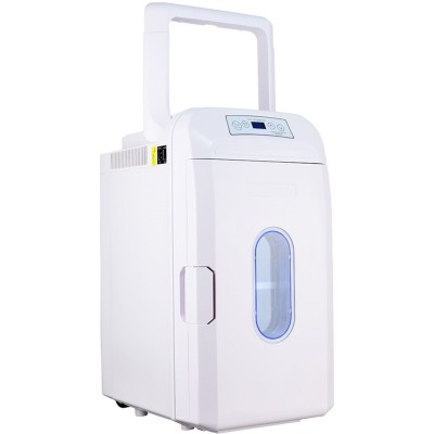 Vertical Fridge 35 Liter Portable AC/DC Powered Thermoelectric System Cooler and Warmer for Cars, Homes, Offices, and Dorms